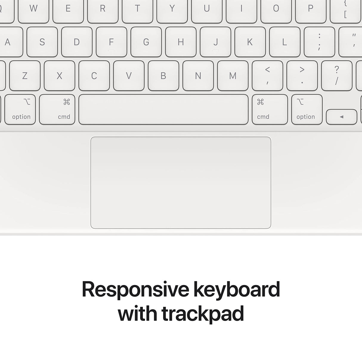 Apple Magic Keyboard (para el 12.9-Inch iPad Pro - 5.ª generación) - Inglés Internacional - en Blanco