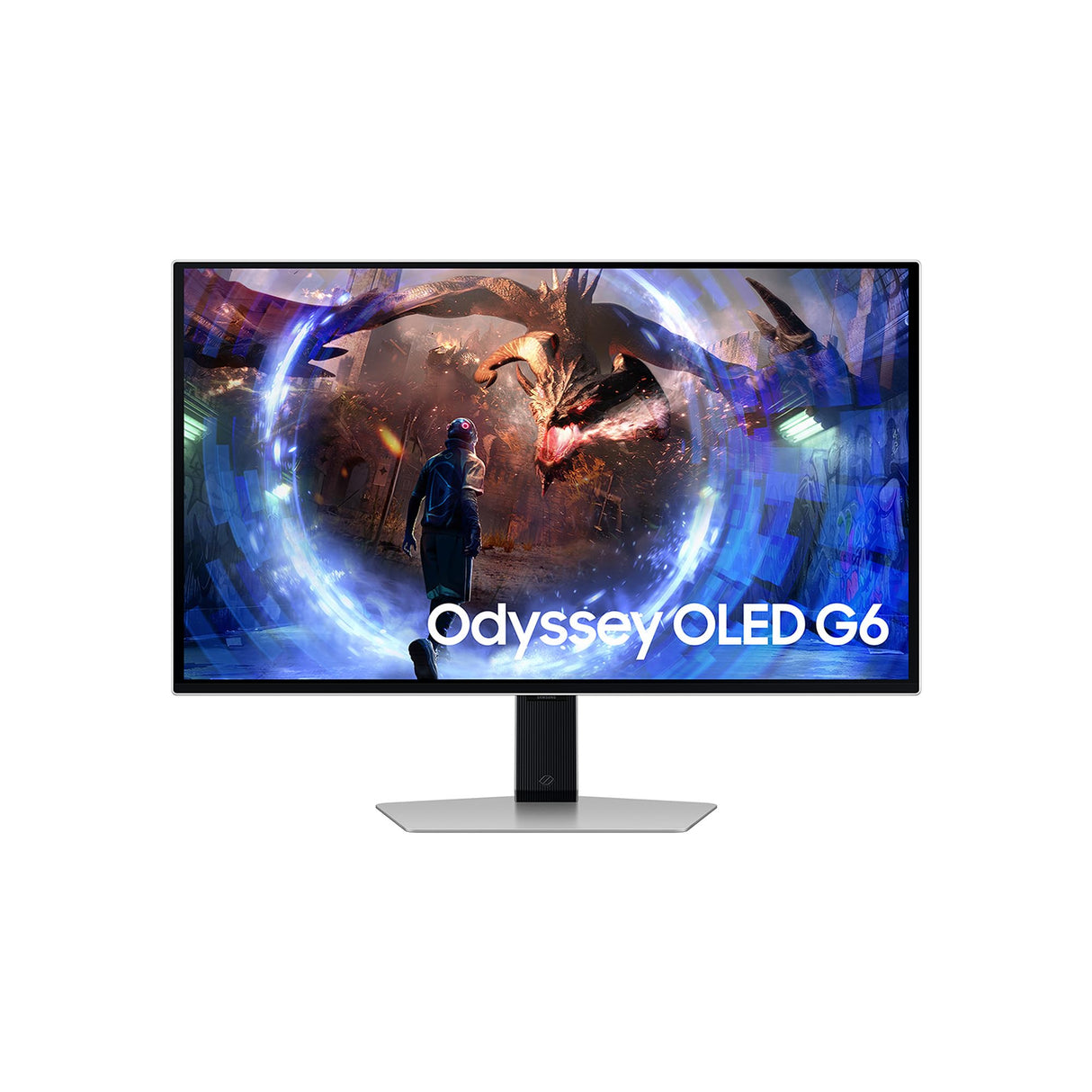 SAMSUNG LS27DG602SUXEN - Monitor Odyssey OLED G6 de 27" QHD (2560 x 1440, 16:9, 360Hz, 0,03ms, FreeSync Premium Pro, Antirreflejos, Modo Eye Saver, Flicker Free), Plateado, Versión 2024