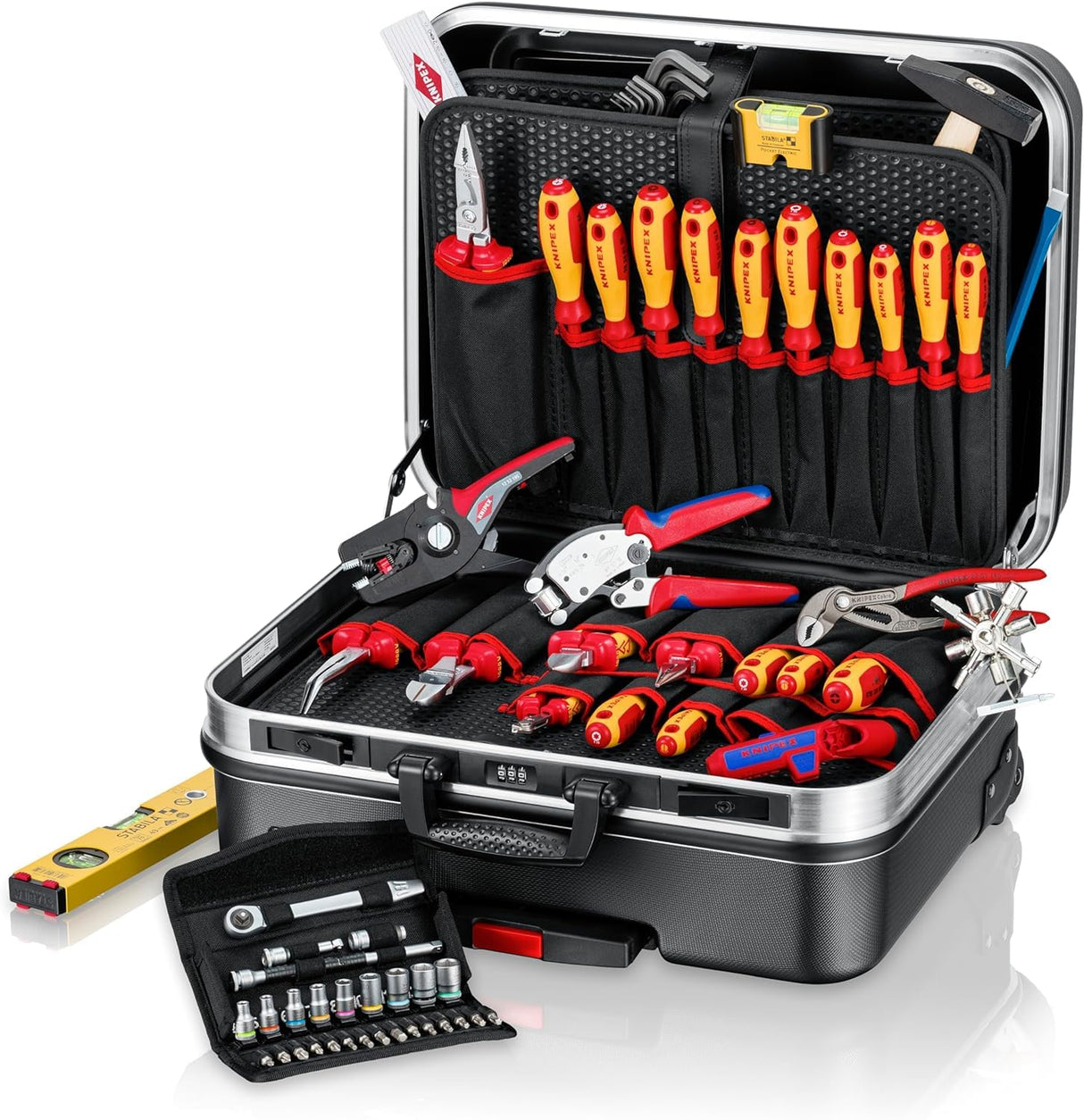 Knipex Maletín de Herramientas Big Basic Move ElektroPlus 68 Piezas 515 mm 00 21 06