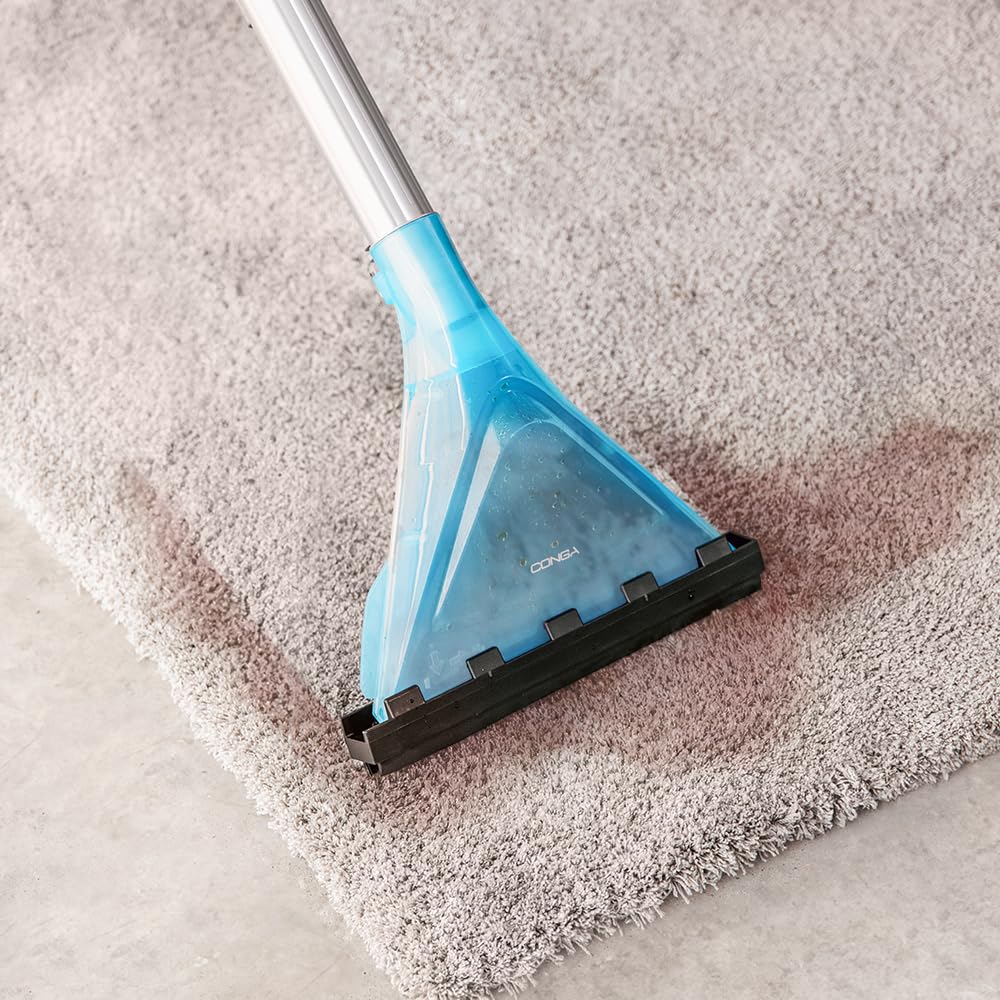 Cecotec Aspirador de Sólidos, Líquidos y Tapicerías Conga CarpetClean 20000 Pro. 1400 W, 22kPa, Gran Tamaño, 2 Tanques de 4 y 20 litros, Pulverizador, Radio de Acción 7 m, Filtro HEPA, Accesorios