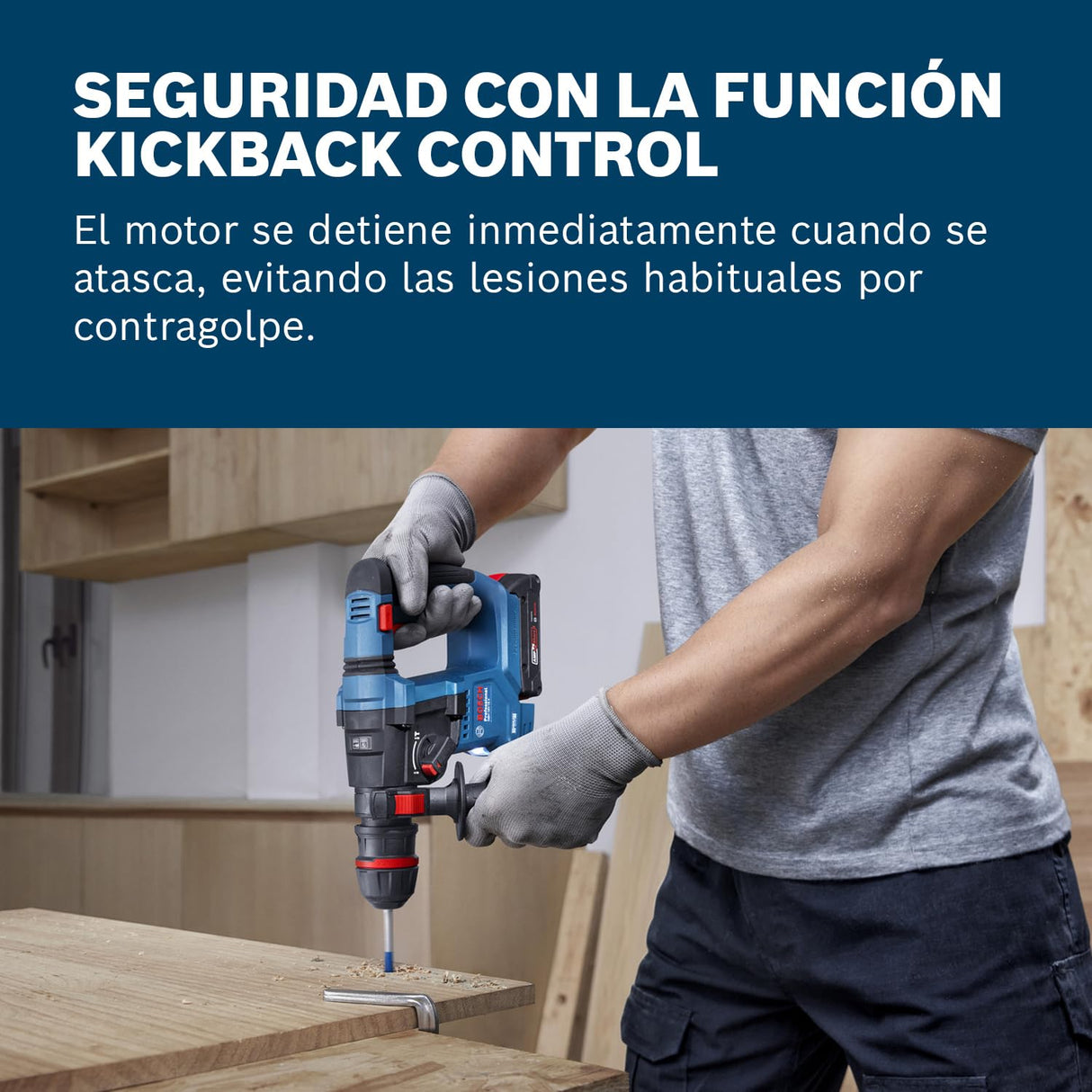 Bosch Professional 18V System martillo perforador a batería GBH 18V-18 X (ONECHUCK, incl. L-BOXX 136)