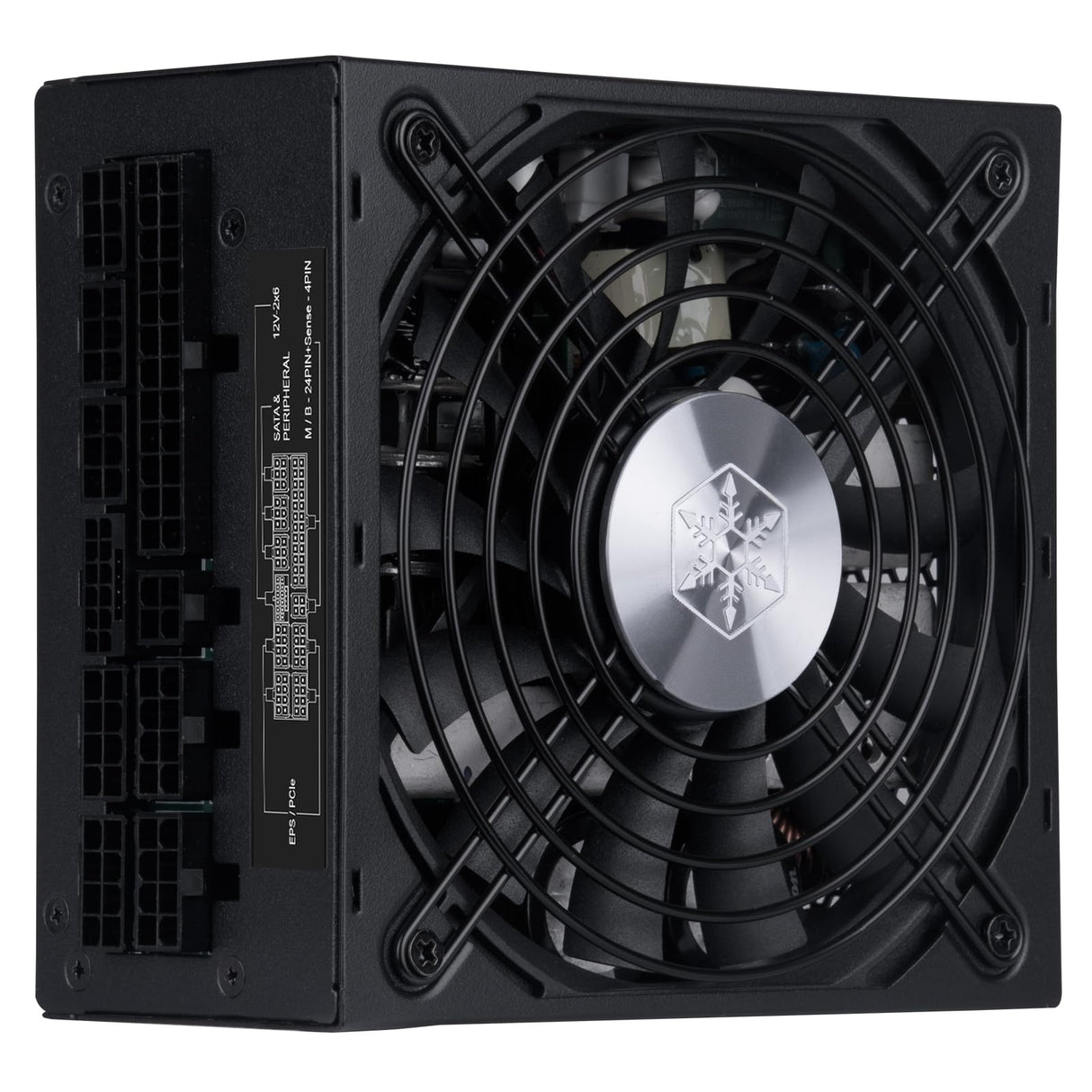 Silverstone Extreme 1200R Platinum Fuente de alimentación SFX-L Totalmente Modular PCIe 5 Cybenetics Platinum 1200W, SST-EX1200R-PL
