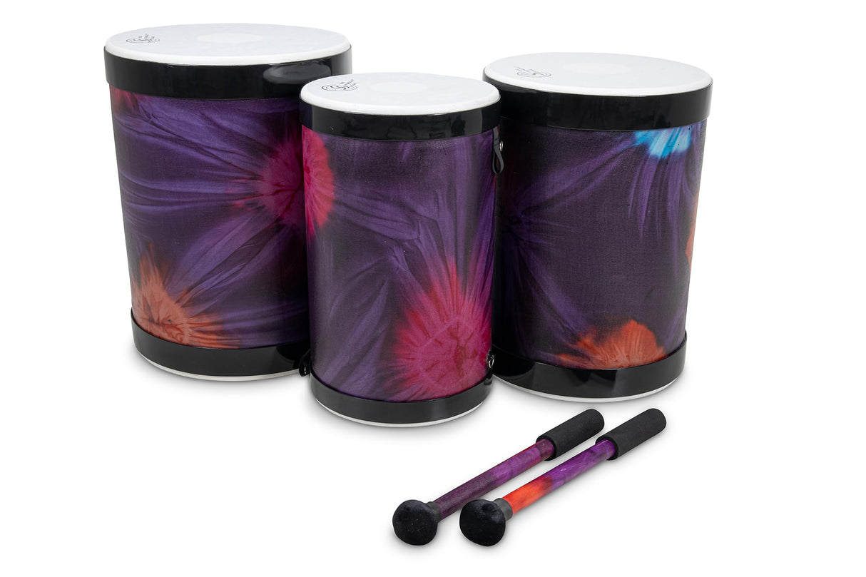 Toca Freestyle II Djun Djun TSSNDD-3PCWP-FDP - Juego de 3 piezas (30,5 cm, 35,5 cm, 40,6 cm), color morado