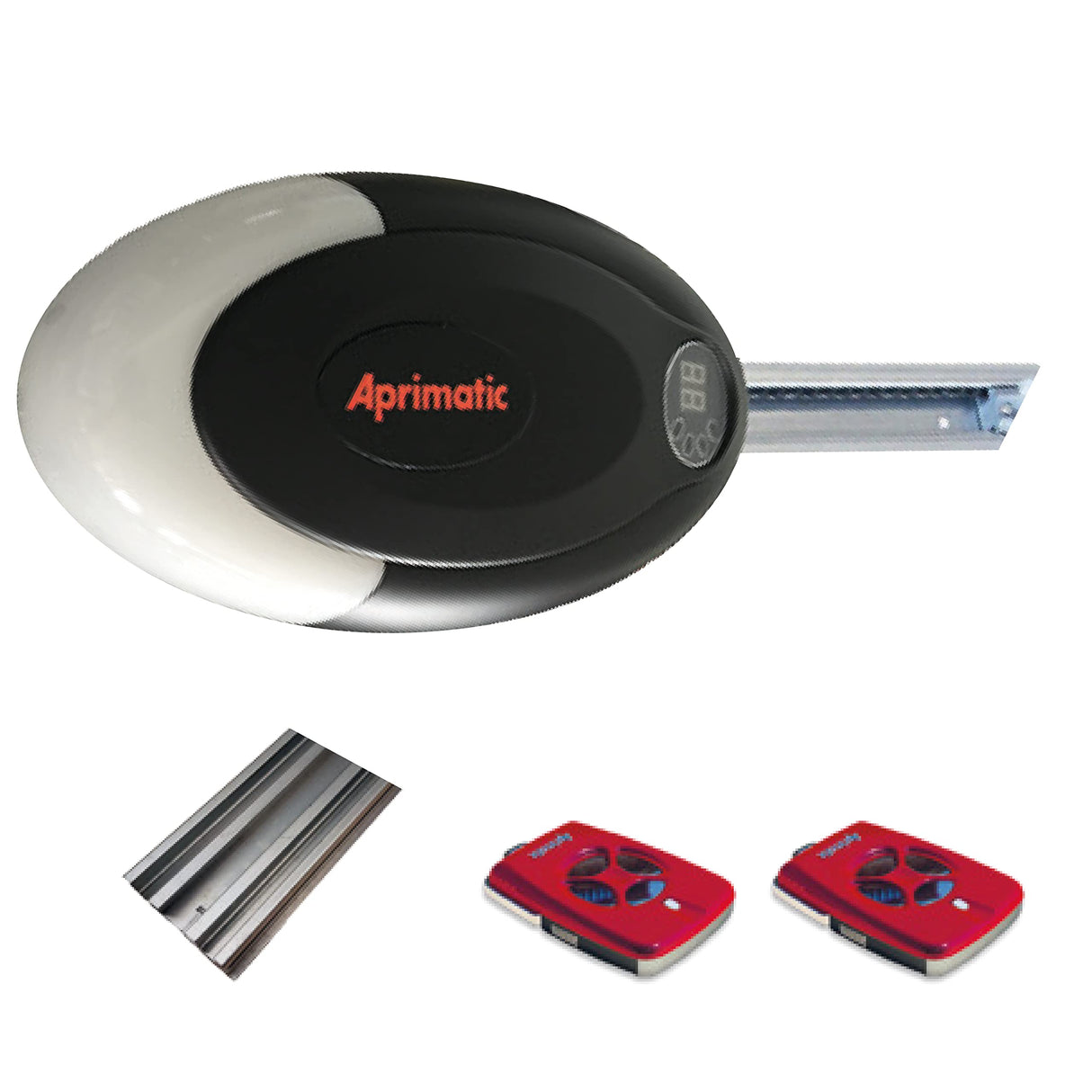 KIT COMPLETO PARA PUERTA BASCULANTE. MOTOR TECHO PUERTA BASCULANTE GARAJE MATIC BOX 1200, 14 M2, GUIA 3,3M