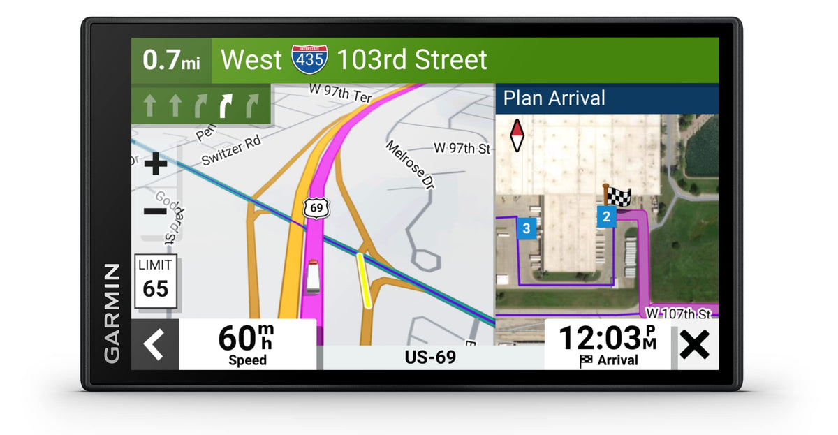 Garmin dēzl LGV 610, EU, Navegador GPS de 6 Pulgadas para camión (Mapas Europa), Negro