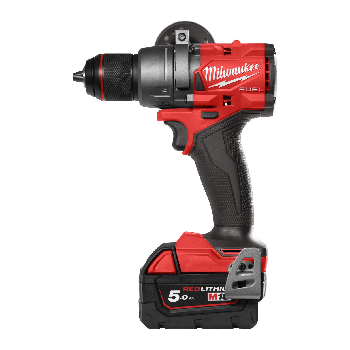 Milwaukee 4933479860 - Taladro de percusión M18 FPD3 502X Fuel 4GEN. 18 V, 158 Nm-2 Batt. x 5,0 Ah-4933479860