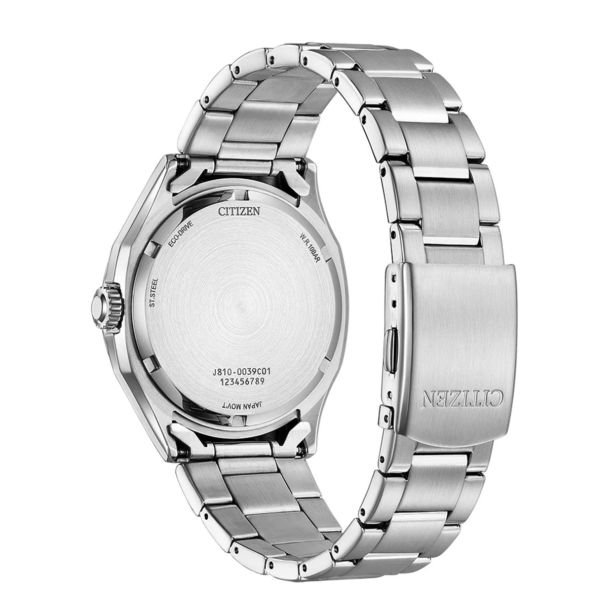 Citizen Reloj Analógico para Hombres de Cuarzo japonés con Correa en Acero Inoxidable AW1750-85E