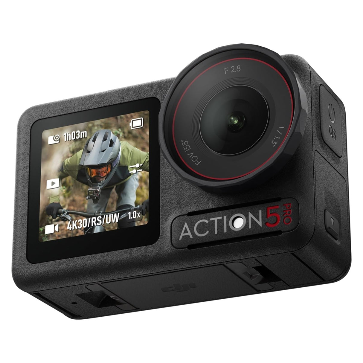 DJI Osmo Action 5 Pro Pack Esencial: cámara Deportiva, Sensor 1/1.3", vídeo 4K/120 fps, Seguimiento de Objetivos, estabilización, 2 Pantallas táctiles OLED, cámara de acción 4K para Deportes y Vlogs