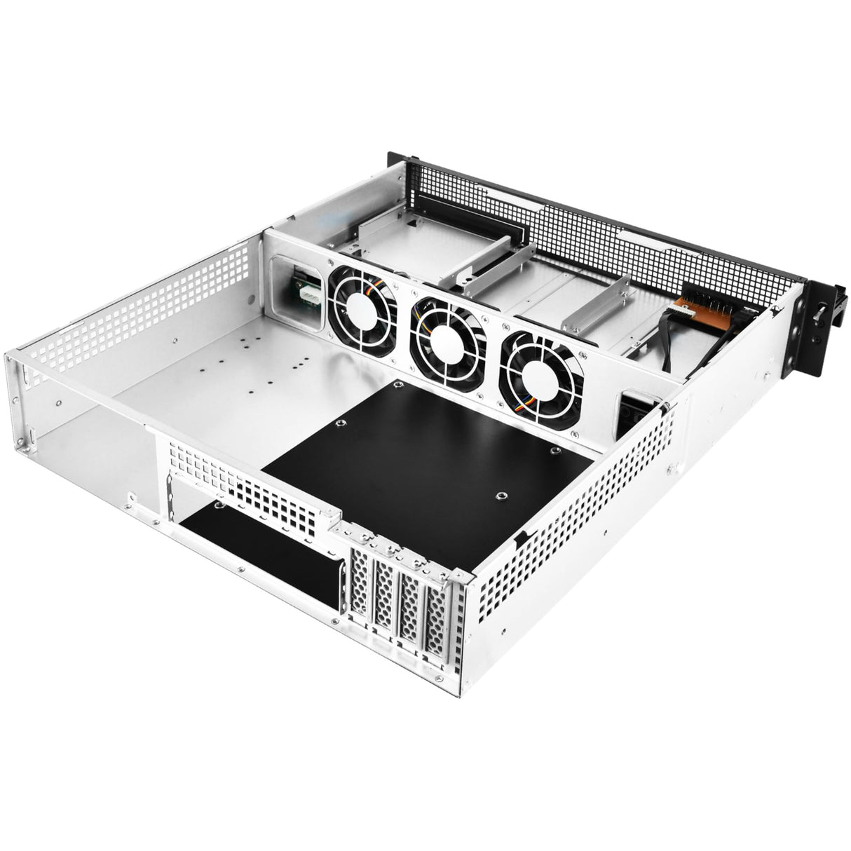 Silverstone SST-RM21-304 - Caja de Servidor de Montaje en Rack de 2U Compatible con 4X 2.5/3.5" SAS/SATA HDD/SSD