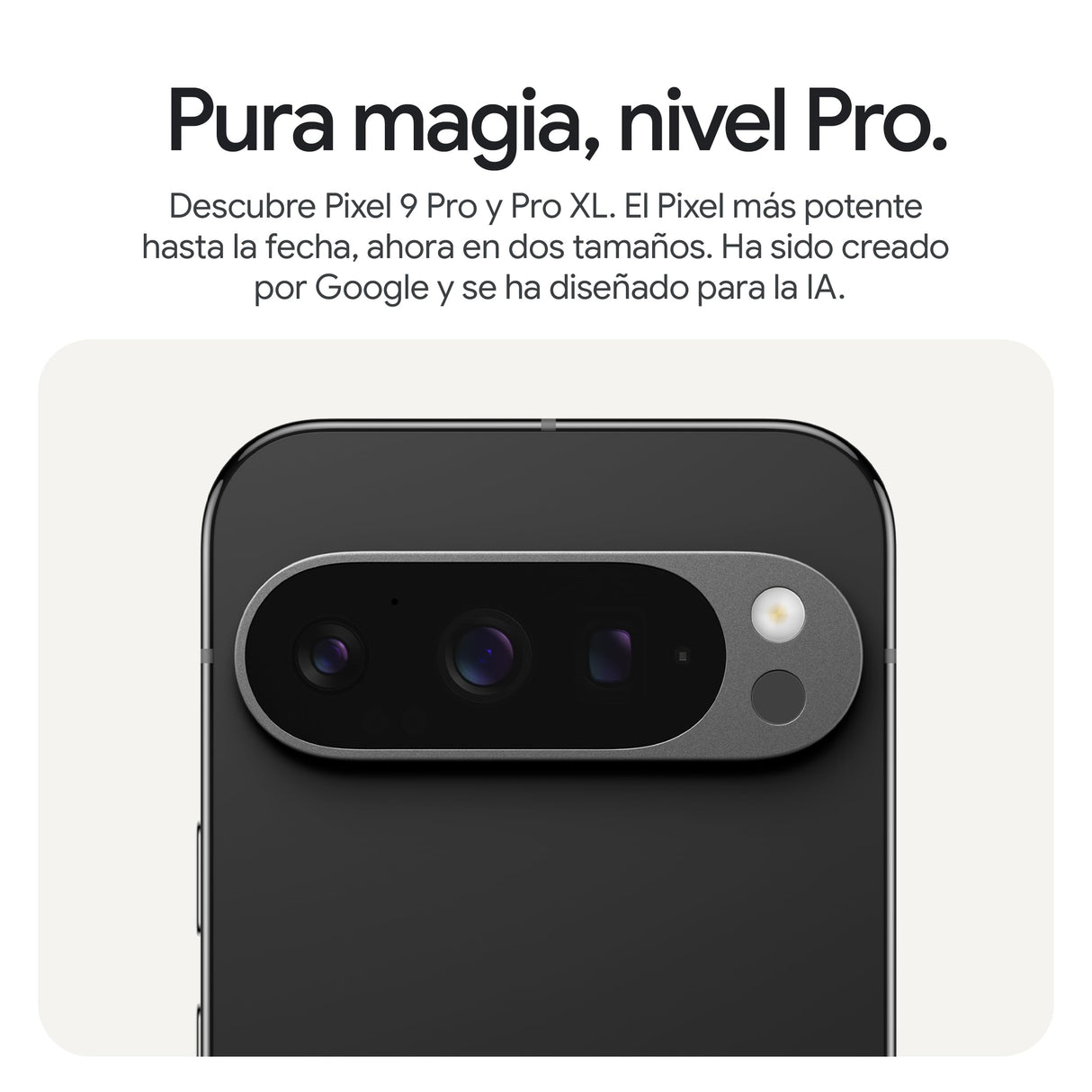 Google Pixel 9 Pro - Smartphone Android Desbloqueado con Gemini, Sistema de cámara Trasera Triple, batería con una autonomía de 24 Horas y Pantalla Super Actua de 6,3" - Verde liquen, 128GB