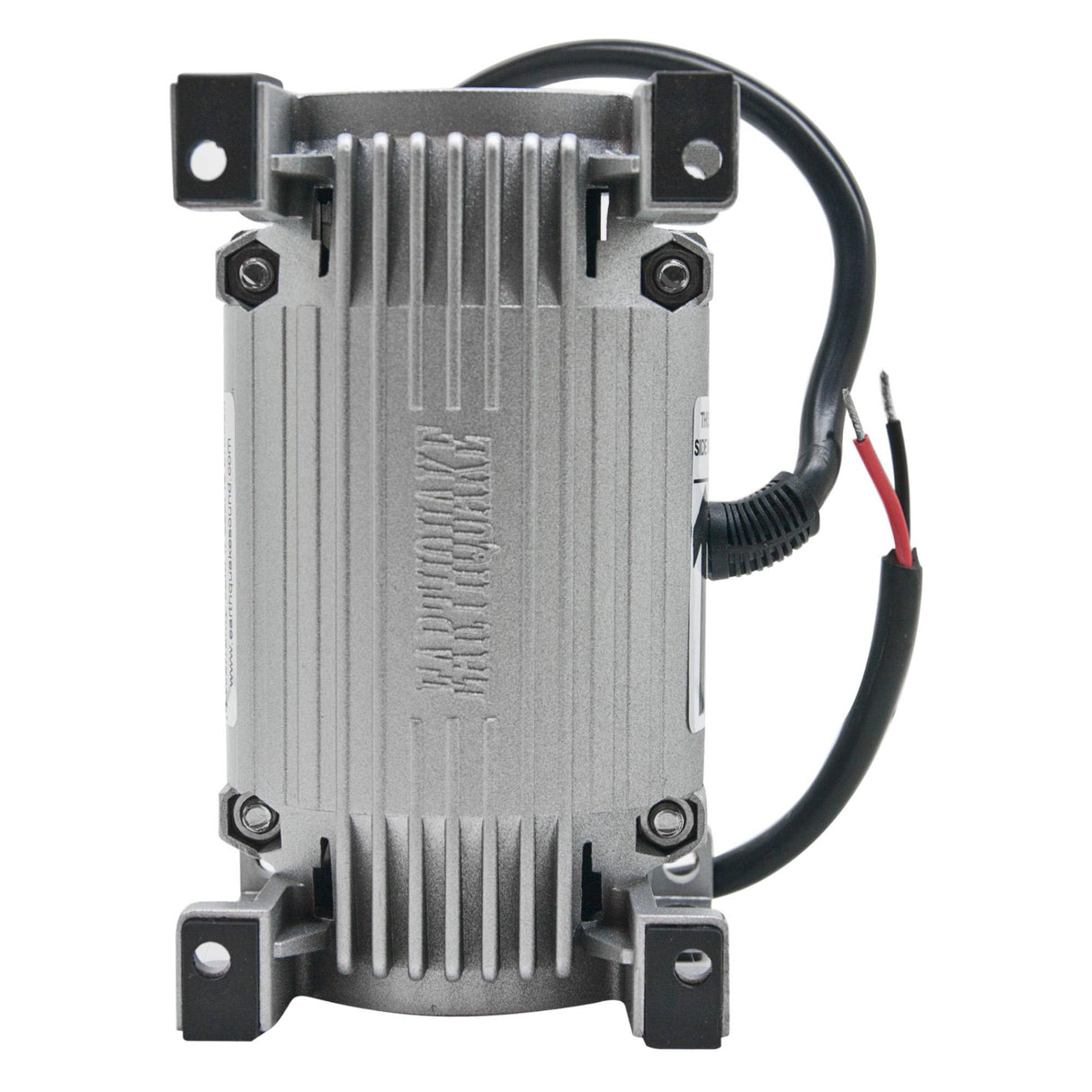 EARTHQUAKE Sound Transductor táctil Q10B de 1000 vatios para Cine en casa y Jugadores, Soporte multimontaje/+ (8 ohmios), Plata