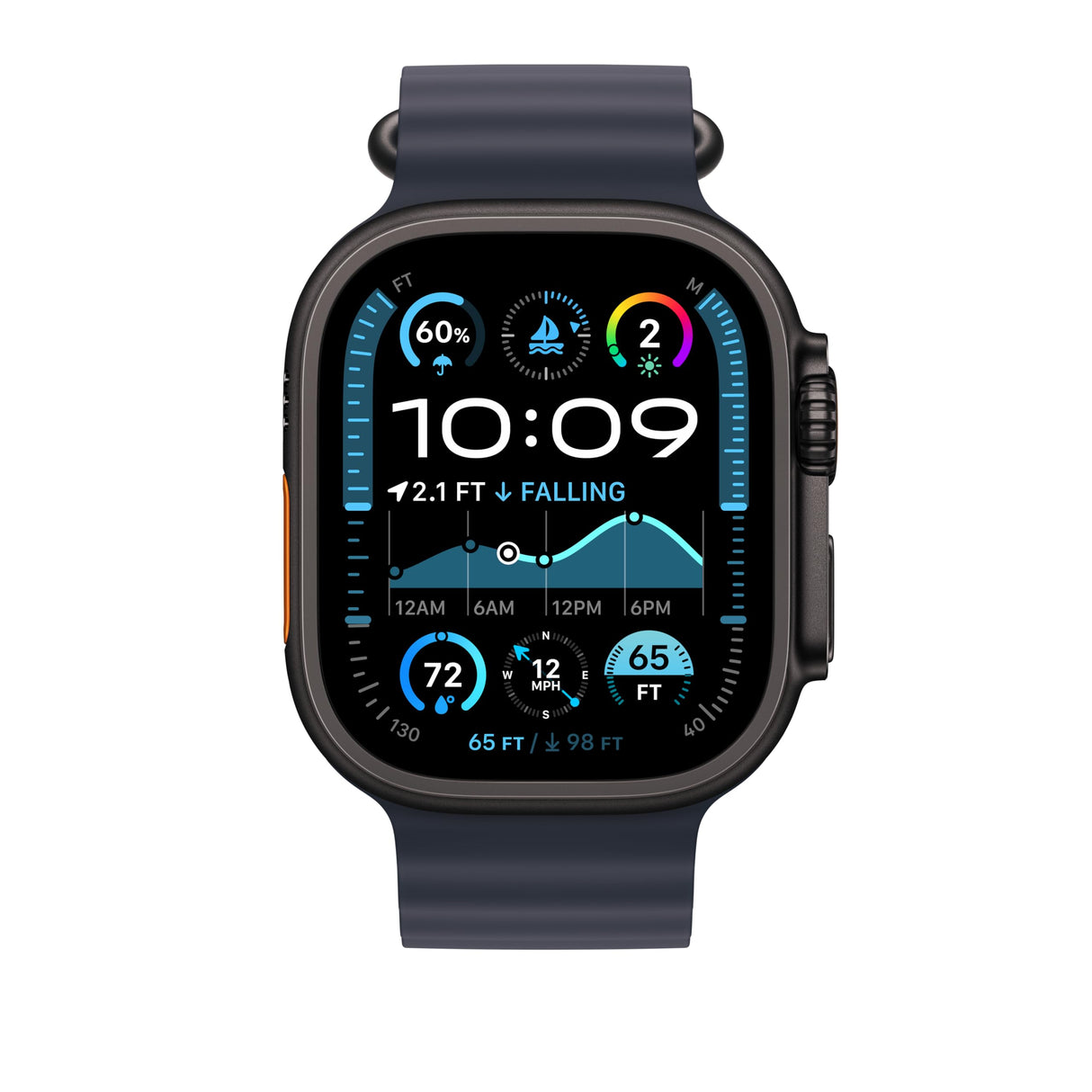 Apple Watch Band - Correa Ocean - 49 mm - Navy - Talla única
