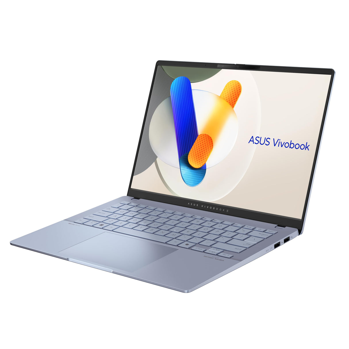 ASUS Vivobook S 14 OLED OLED S5406SA-PP223W - Ordenador Portátil 14" WQXGA+ 120Hz (Intel Core Ultra 7 256V, 16GB RAM, 1TB SSD, Arc Graphics 140V, Windows 11 Home) Azul Neblina - Teclado QWERTY español