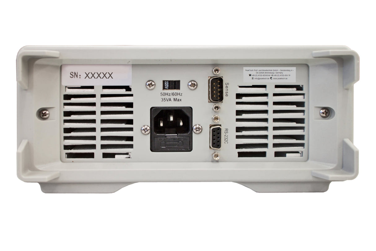 PeakTech 2275 – Carga electrónica de CC programable de 150 W con pantalla LCD, adaptador USB a COM, prueba de carga dinámica, voltajes de CC de hasta 360 V, comprobador de descarga para baterías