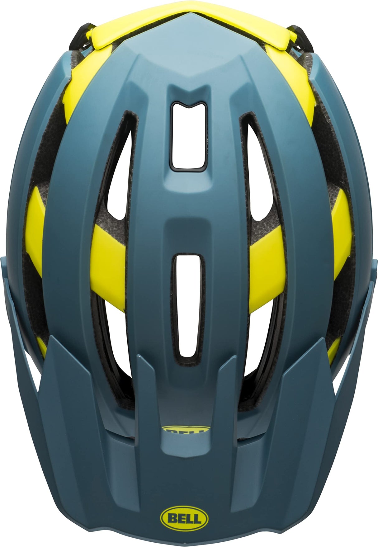 BELL Super Air R MIPS Casco de Bicicleta, Hombres, Mate/Azul Brillante/Hi-Viz, 52-56 cm