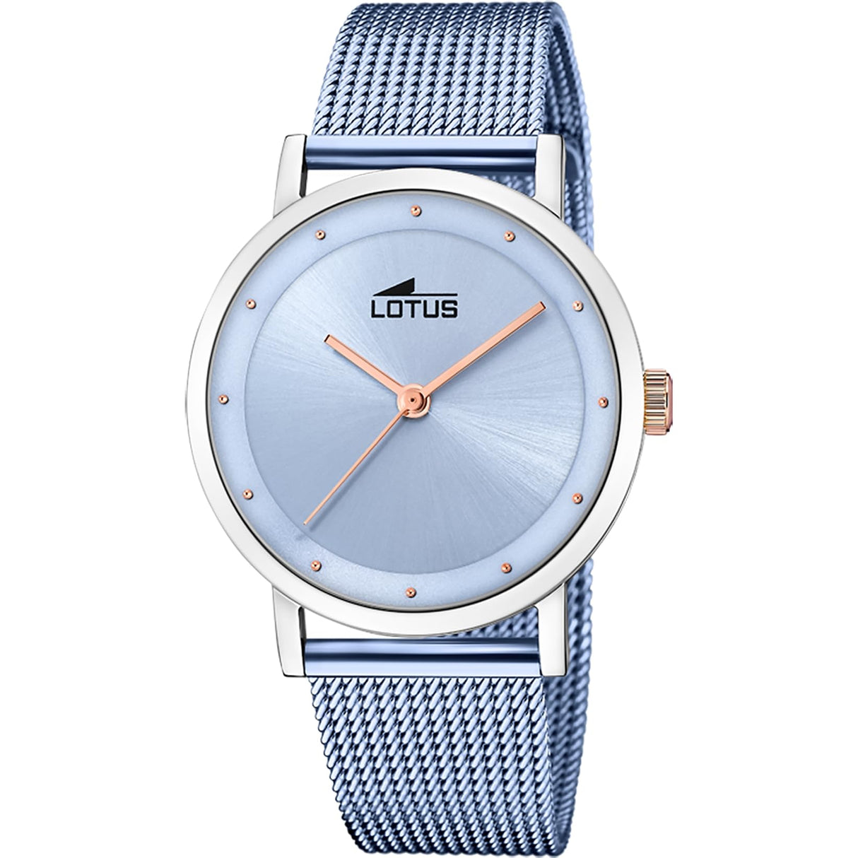 Reloj Lotus para Mujer 18878/1 Trendy Caja de Acero Inoxidable 316l Plateado Correa de Acero Inoxidable 316l Azul