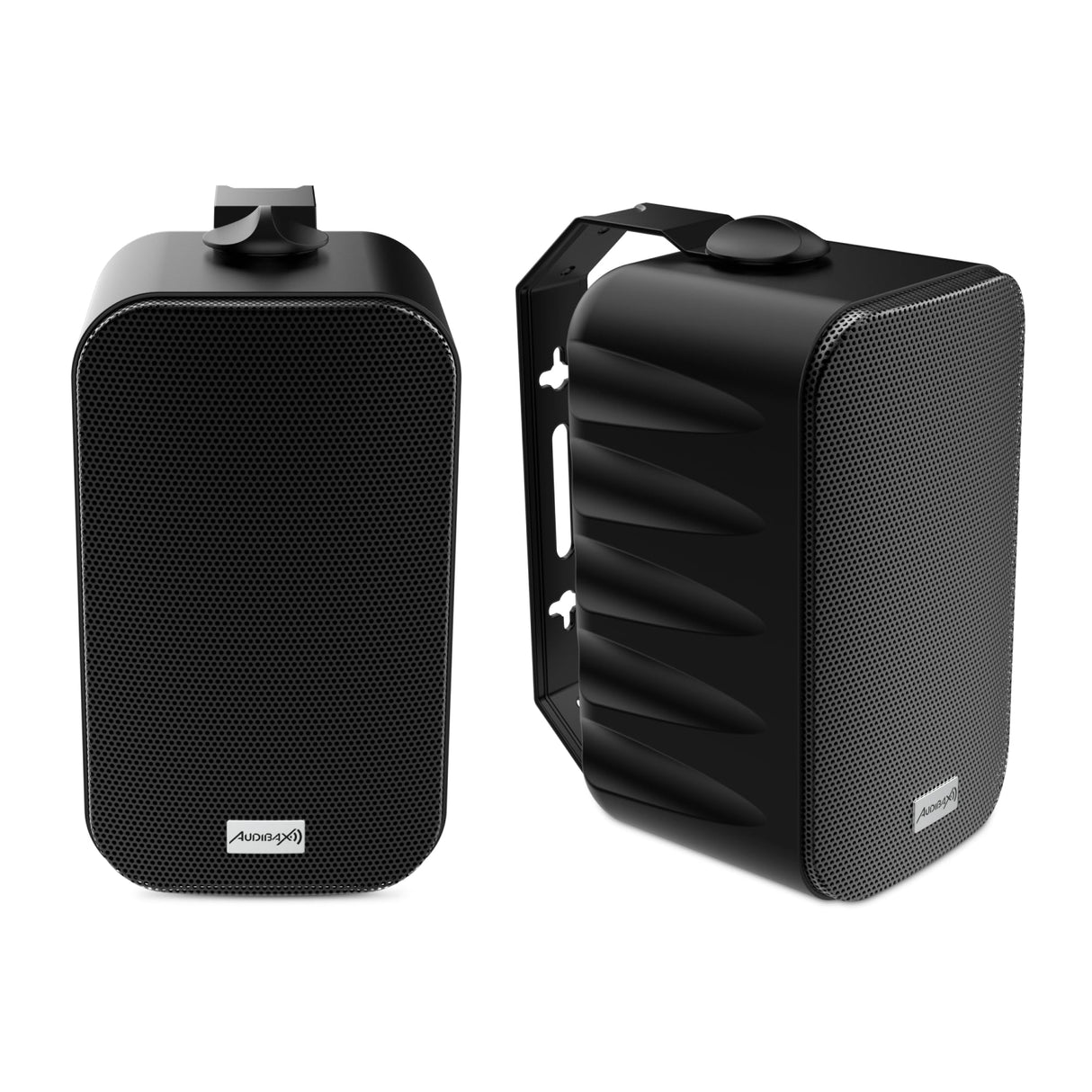 Audibax Delta 52 BT Black Pareja de Altavoces Bluetooth – Altavoces Activos de Alto Rendimiento para Pared – Compatible con Bluetooth - Alto Rango de Frecuencia (80Hz-20kHz) - Sonido Envolvente