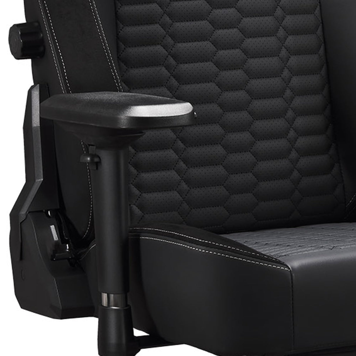 Iconic - Silla Gaming o de Oficina Apollon Classic Black Silver Ghost - Asiento Gamer ergonómico