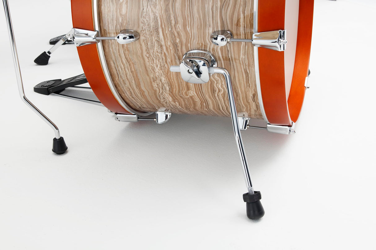 TAMA Kit de carcasa Club Jam 4 piezas - envoltura de mármol crema/cromo HW