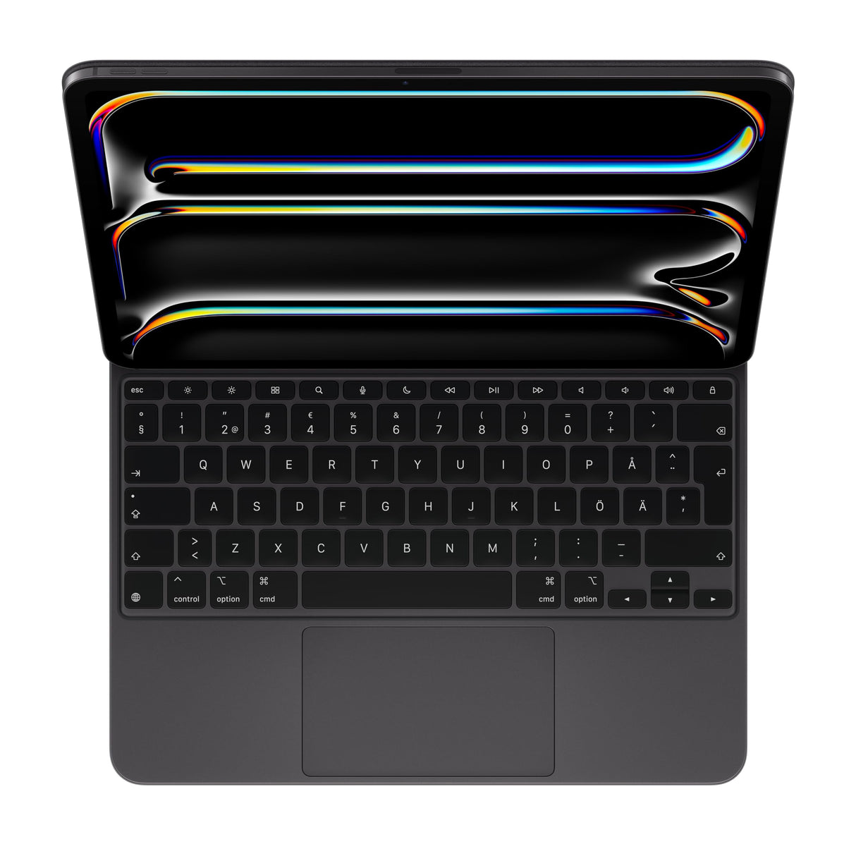 Apple Magic Keyboard para el iPad Pro de 13 Pulgadas (M4): Comodidad para Escribir, trackpad Integrado y Teclas de función, Sueco - Negro