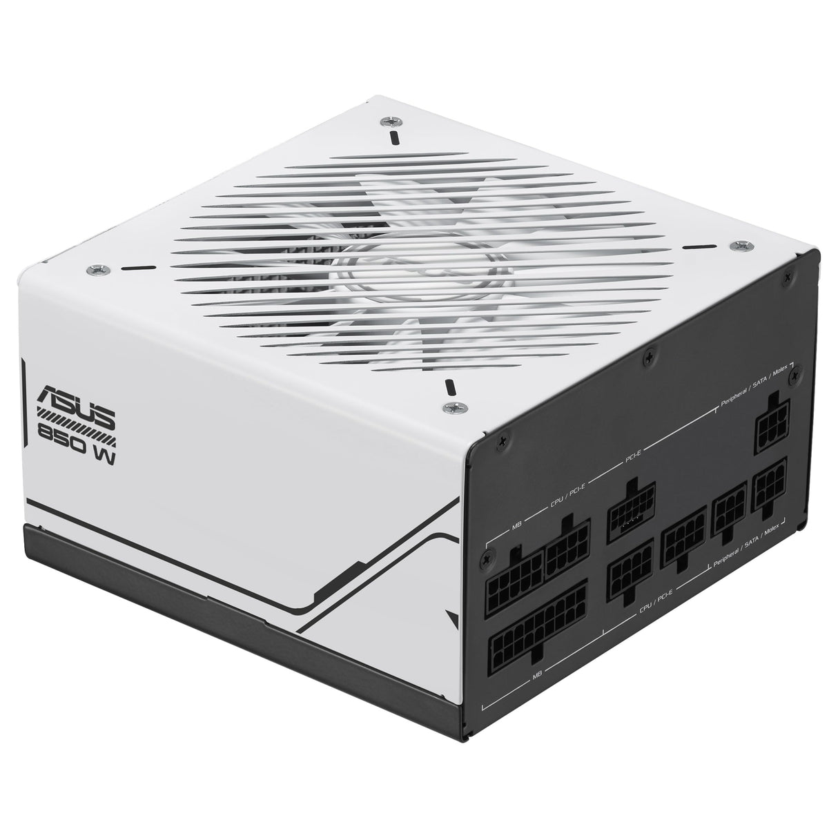 ASUS Prime 850W Gold (850 vatios, Compatible con ATX 3.1, Fuente de alimentación Totalmente Modular, 80+ Gold, rodamientos de Bolas Dobles, Dos Opciones de Color en uno, 8 años de Cobertura)
