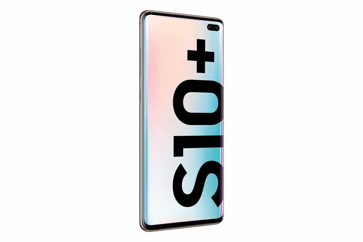 Samsung Galaxy S10+, Smartphone de 6.4" QHD+ Curved Dynamic Amoled, 16 Mp, Exynos 9820, Wireless & Fast & Reverse Charging, Android, 128 GB, Negro Cerámico