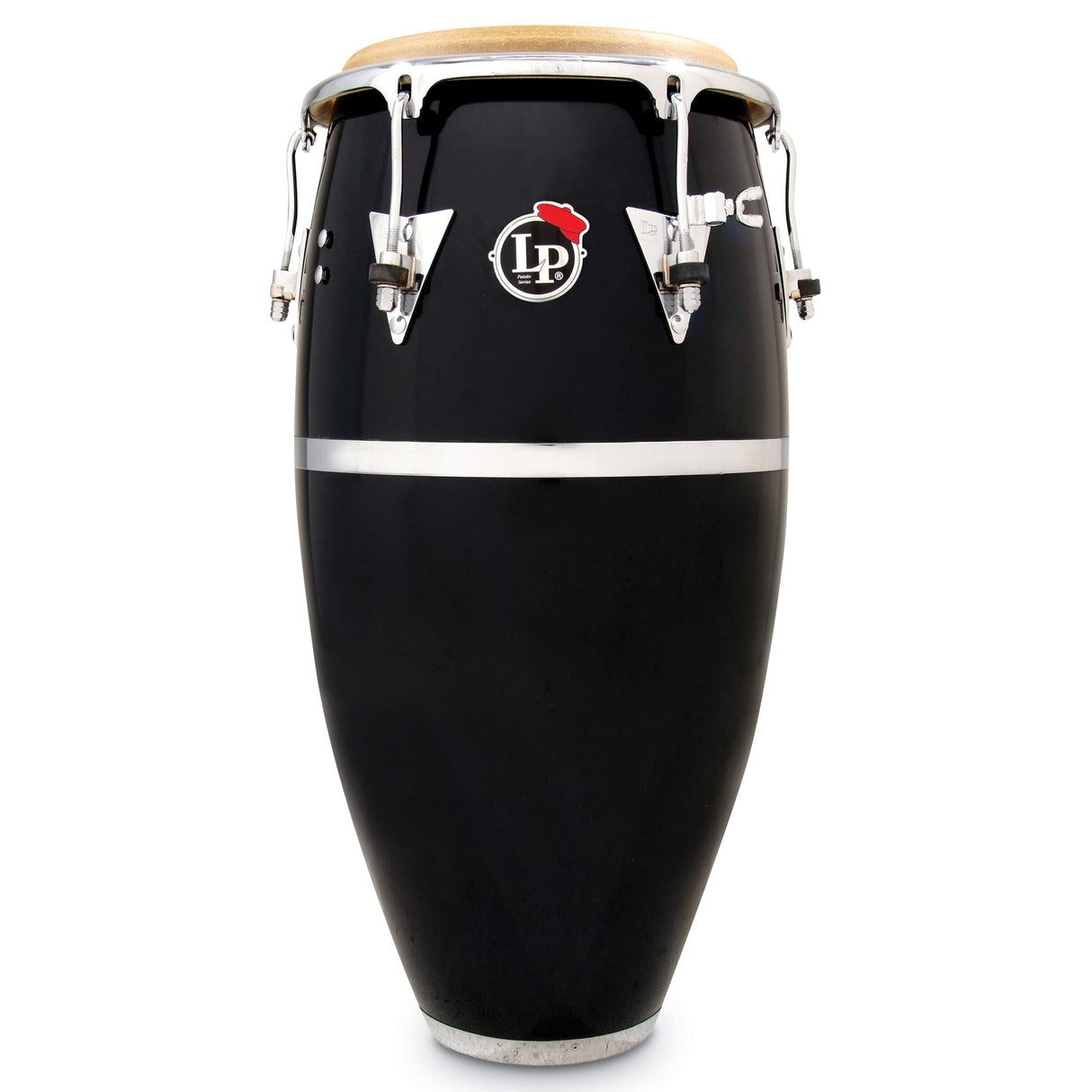 Latin Percussion Conga Patato Conga 11 3/4" LP559X-1BK, Negro, Hardware cromado