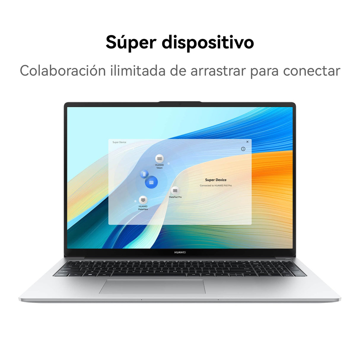 HUAWEI MateBook D16 Laptop, Pantalla FullView de 16 Pulgadas, Procesador Intel Core i5-13420H, 16GB de RAM, SSD de 1TB, Windows 11 Home, Cuerpo Ligero de 1,72 kg, Space Gray