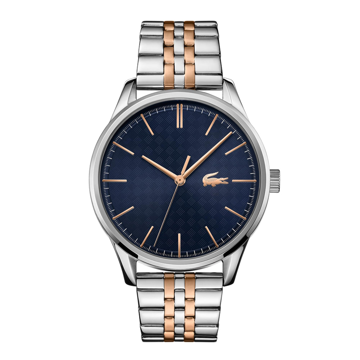 Lacoste Reloj Analógico de Cuarzo para Hombre Colección Vienna con Correa de Acero Inoxidable Bicolor - 2011048
