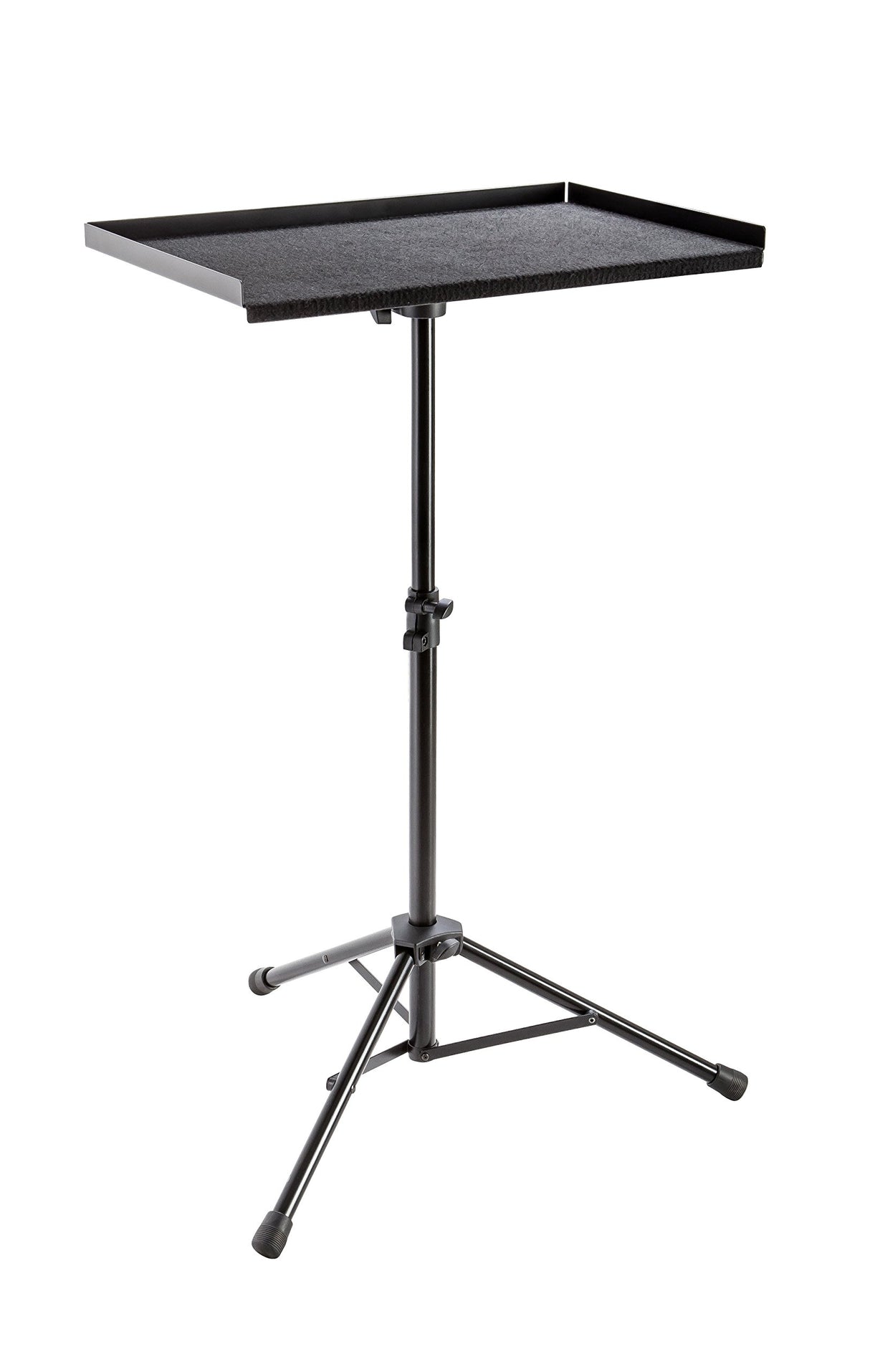 K&M 13500 Soporte de percusión, negro - estante 57,3 cm x 37,3 cm - de acero - estante regulable en altura e inclinación