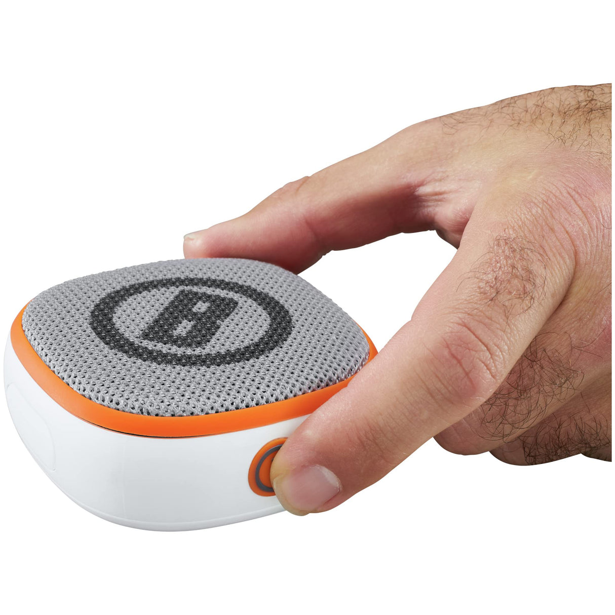 Bushnell - Altavoz Blanco Disc Golf Jockey BT - Altavoz Bluetooth con Distancia a la Canasta - DJ1BTS