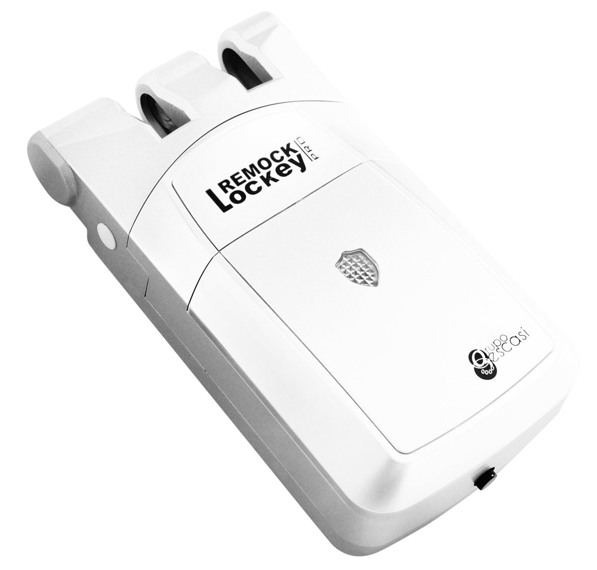 Remock RLP4W Lockey Pro - Cerradura de seguridad invisible con 4 mandos (3 V) color blanco