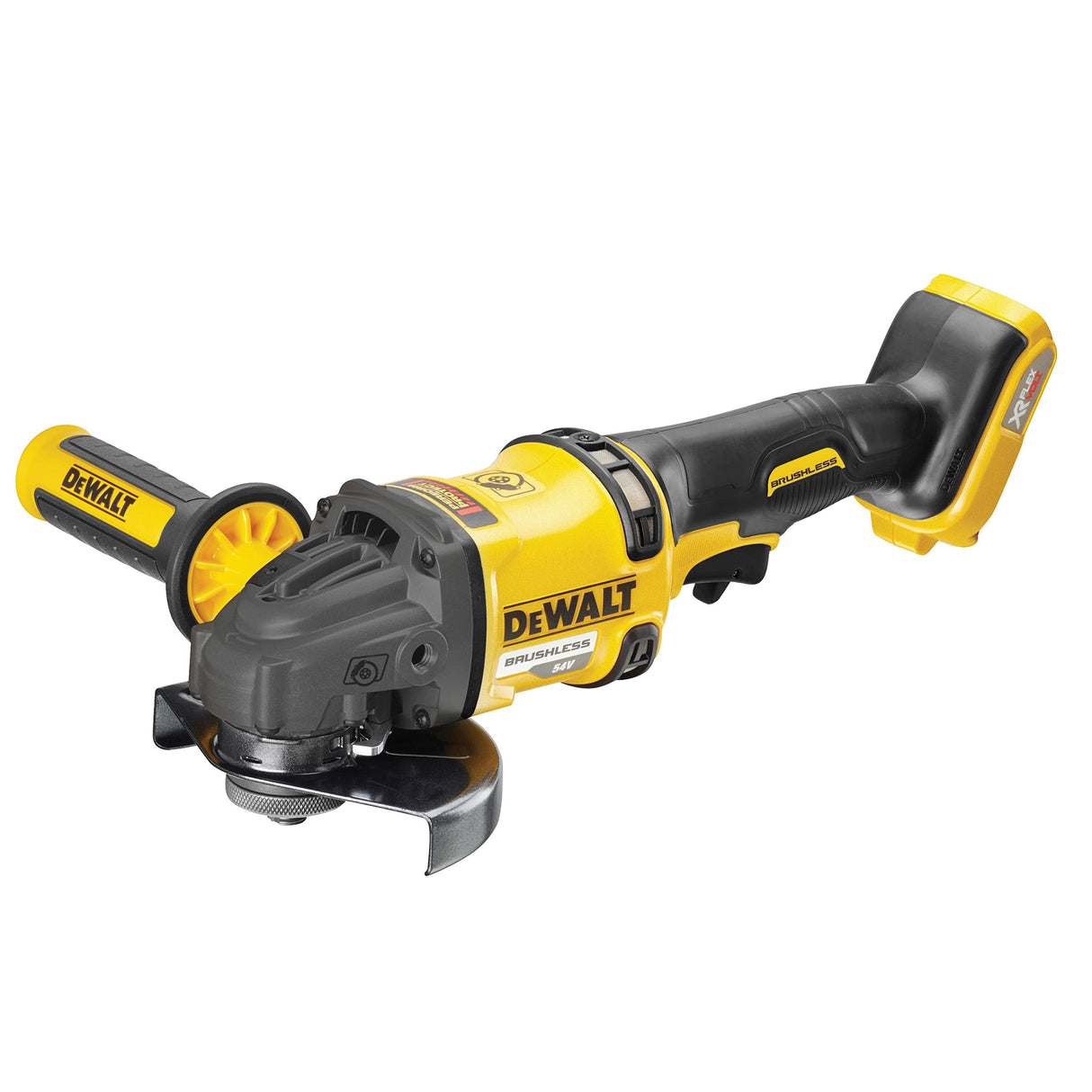 DEWALT DCG418NT-XJ - Mini-Amoladora sin escobillas XR FLEXVOLT 54V