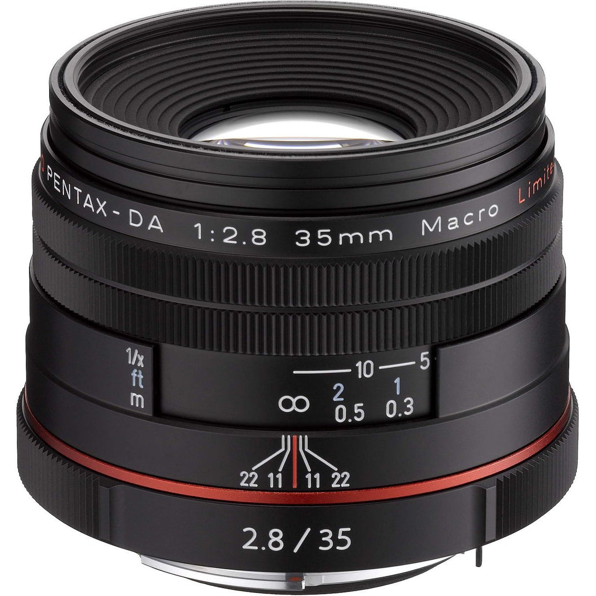 PENTAX Lente Limitada HD PENTAX-DA35mm F2.8 Macro Limited Negro K-Mount APS-C 21450