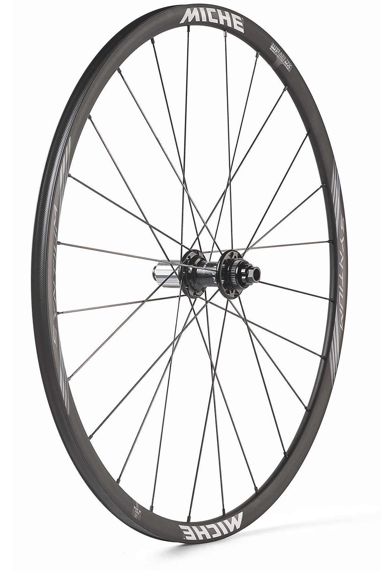 Miche Ruedas de Disco Syntium DX BT Juego Carretera, Unisex, Negro, Shimano