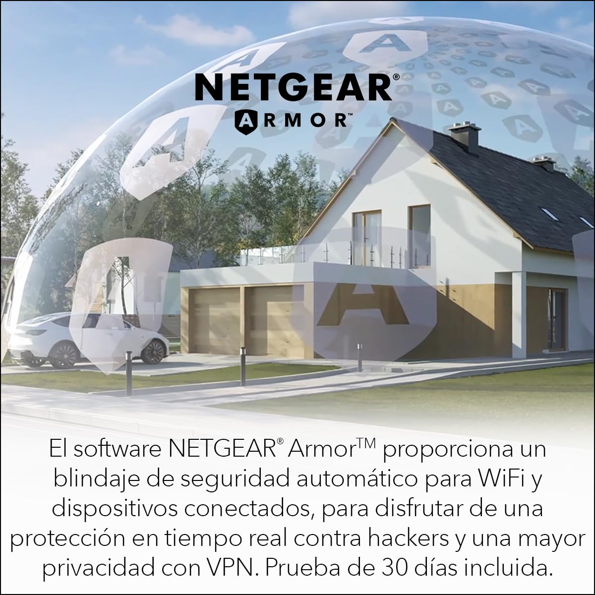 NETGEAR Orbi Mesh WiFi 7 Orbi Serie 770 (RBE773), WiFi Mesh Router + 2 Extensores de Rango de satélite, Cobertura de hasta 540 m2, 100 Dispositivos, Puerto de Internet de 2.5 G