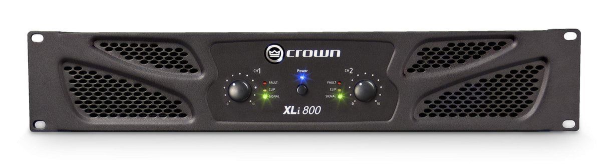 Crown XLi 800 - Amplificador de audio (2.0 canales, 0,5%, 100 dB, -59 dB, 600 W, 1400 mV)