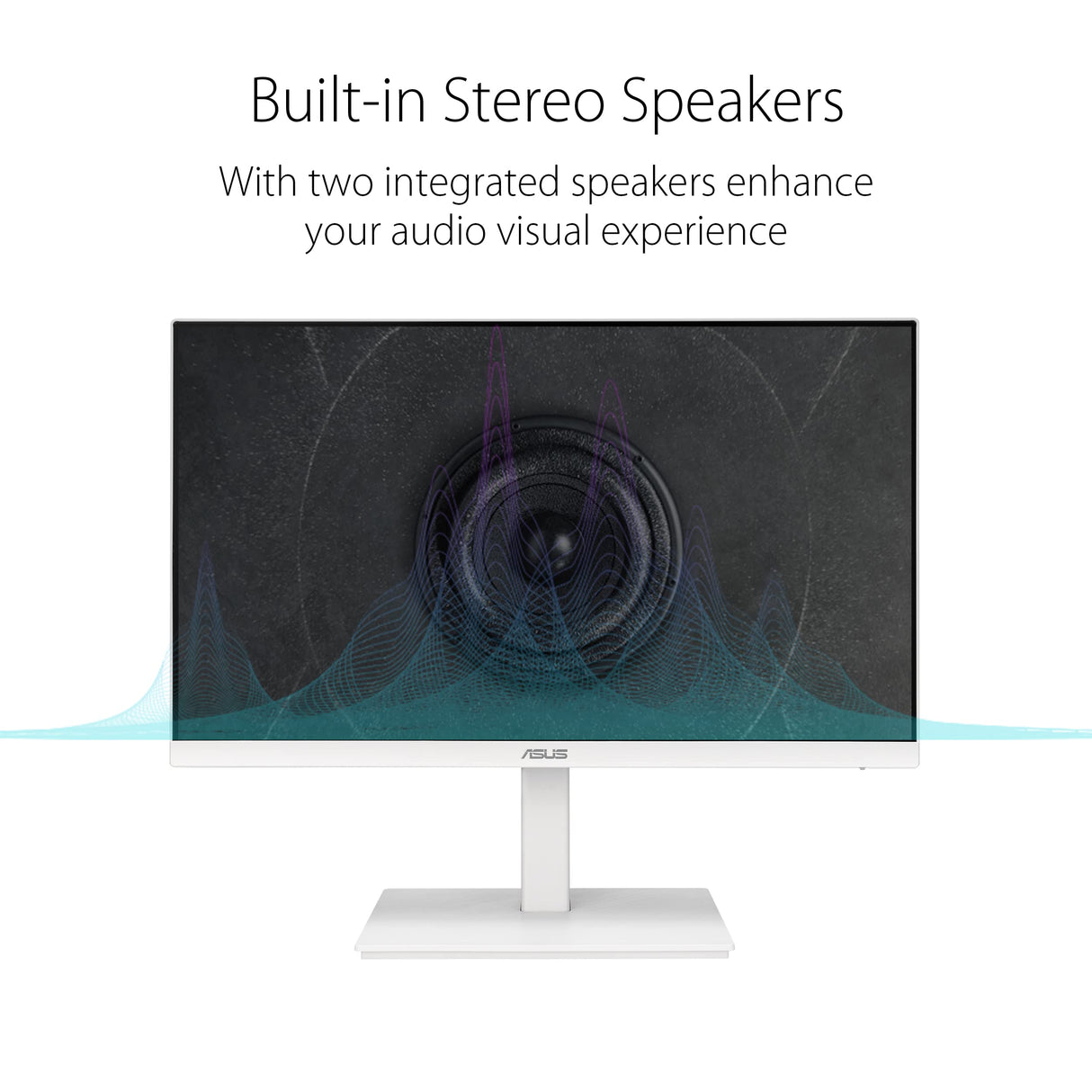 Asus VA24EQSB-W - Monitor Profesional de 23.8 Pulgadas, Full HD, IPS, Sin Marco, 75 Hz, Sincronización Adaptativa, Luz Azul Baja, Sin Parpadeos, Diseño Ergonómico, Montaje en Pared