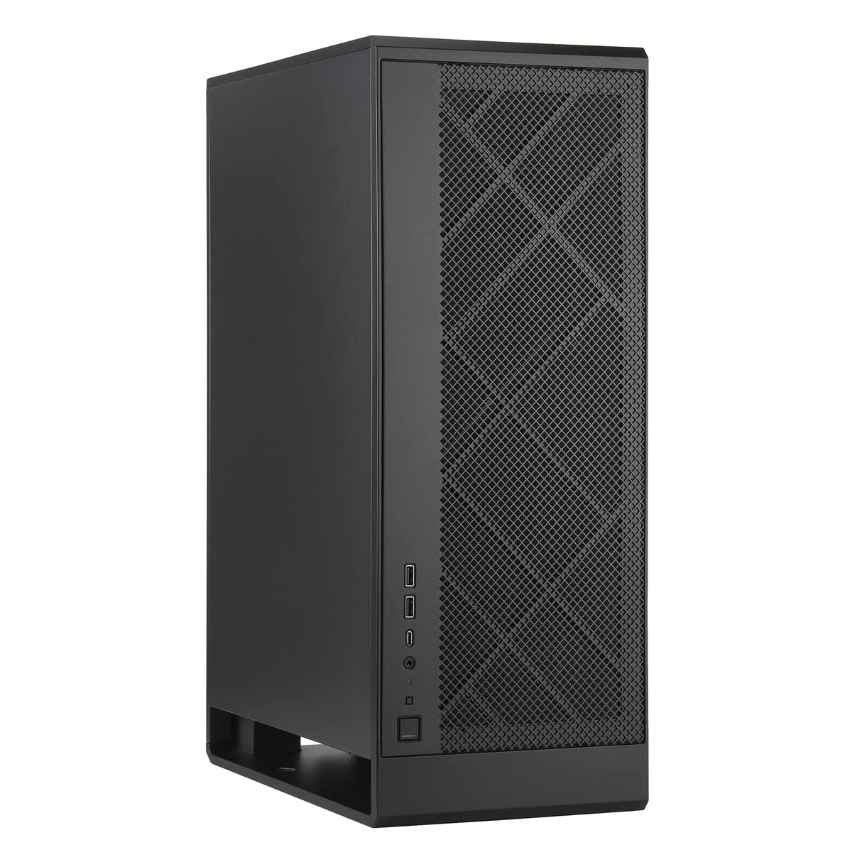 SilverStone Technology Alta G1M, Negro, Torre Micro-ATX con diseño de Efecto apilamiento, 180mm x 1 Air Penetrator Ventilador Incluido, SST-ALG1MB
