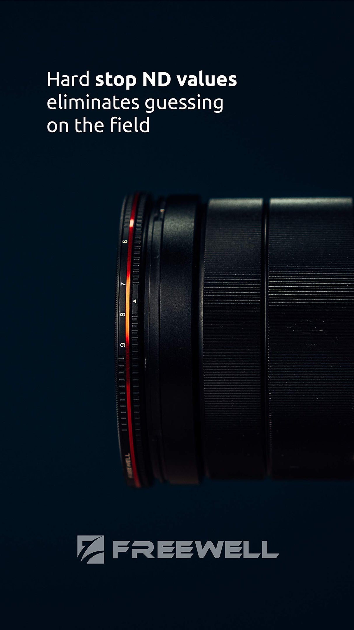 Freewell 77mm Roscado Parada Dura Variable ND Filtro Día Brillante 6 a 9 Paradas