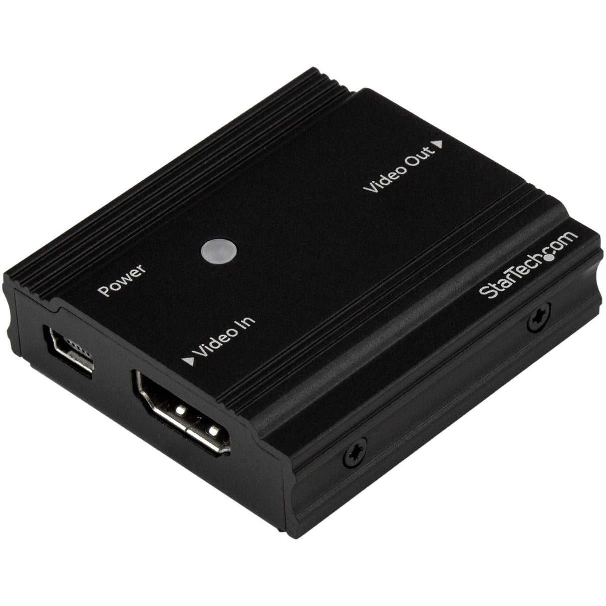 StarTech.com Amplificador de Señal HDMI - Extensor Alargador de Señal HDMI - 4K a 60Hz - Hasta 9 Metros con Cable Convencional