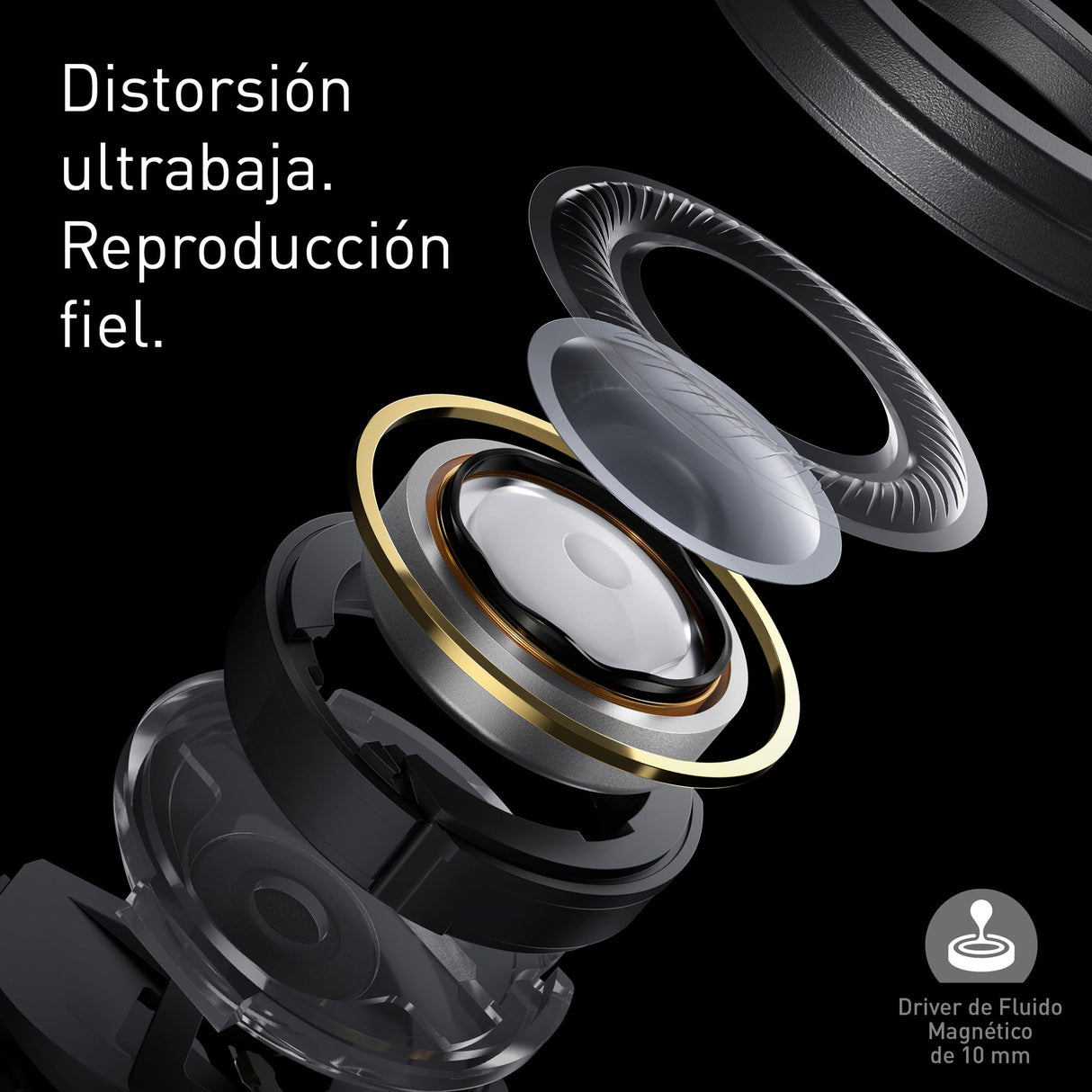 Technics EAH-AZ100E-K Auriculares Inalámbricos con Cancelación De Ruido, Bluetooth Multipunto, Voice Focus AI, Cómodos Auriculares Internos, Color Negro