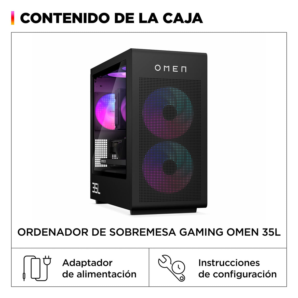 HP Ordenador sobremesa Gaming OMEN (Procesador Intel Core i7-14700F, 32GB RAM, 1 TB SSD, NVIDIA GeForce RTX 4070 Super, Windows 11)