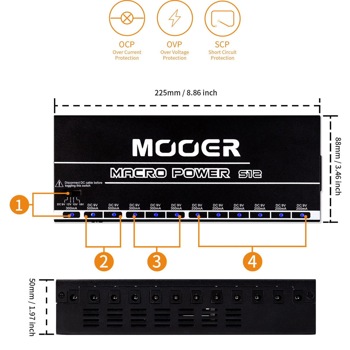 mooer MACROPOWERS12