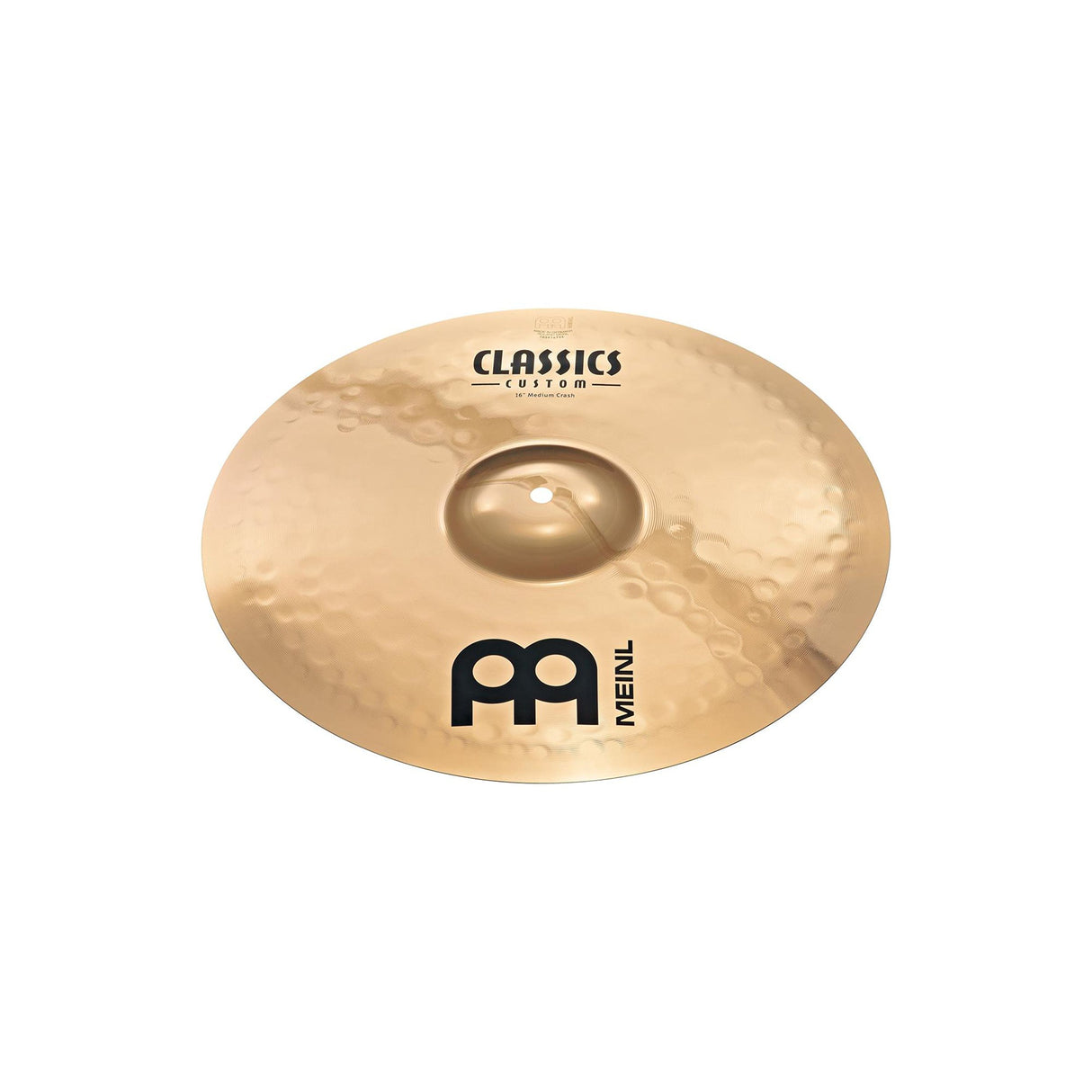 Meinl Cymbals Classics Custom Brilliant Cymbal Set Box Pack - Juego de Platillos de Batería con Plato 14 pulgadas Hihat, 16 Crash y 20 Ride - Bronce B12, Acabado Brillante (CC141620)