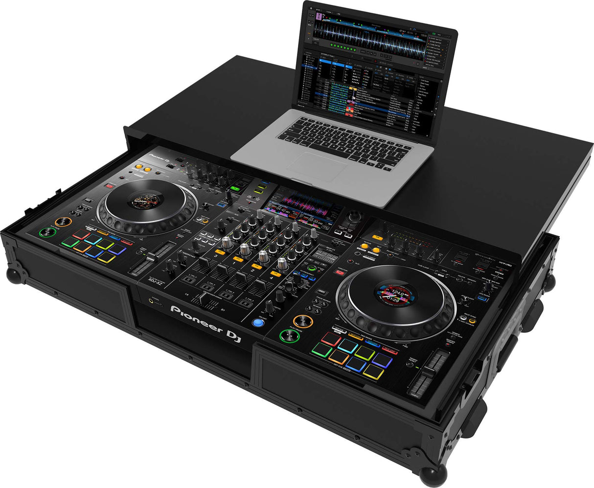 Zomo P-XDJ-XZ NSE Plus – Funda para 1 controlador Pioneer XDJ-XZ DJ – Incluye bandeja para portátil