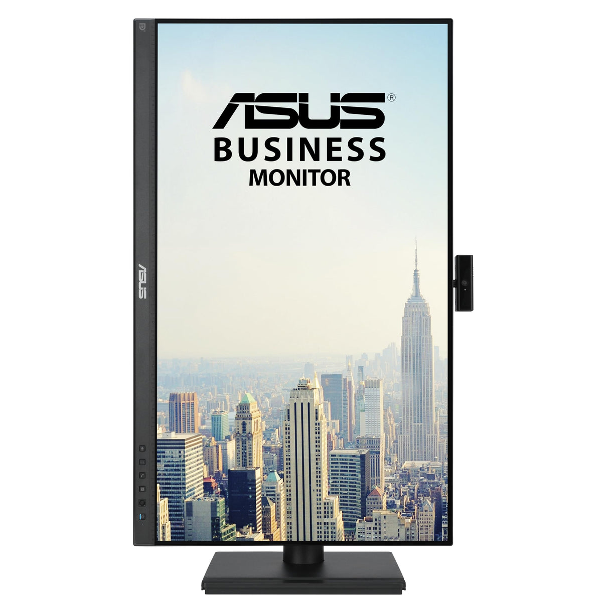 ASUS BE279QFK - Monitor para videoconferencias de 27", Full HD, IPS, 100 Hz, sin Marco, Webcam Full HD, Ergonómico, HDMI, Eye Care, Luz Azul Baja, Antiparpadeo, Montaje en Pared, Sostenibilidad