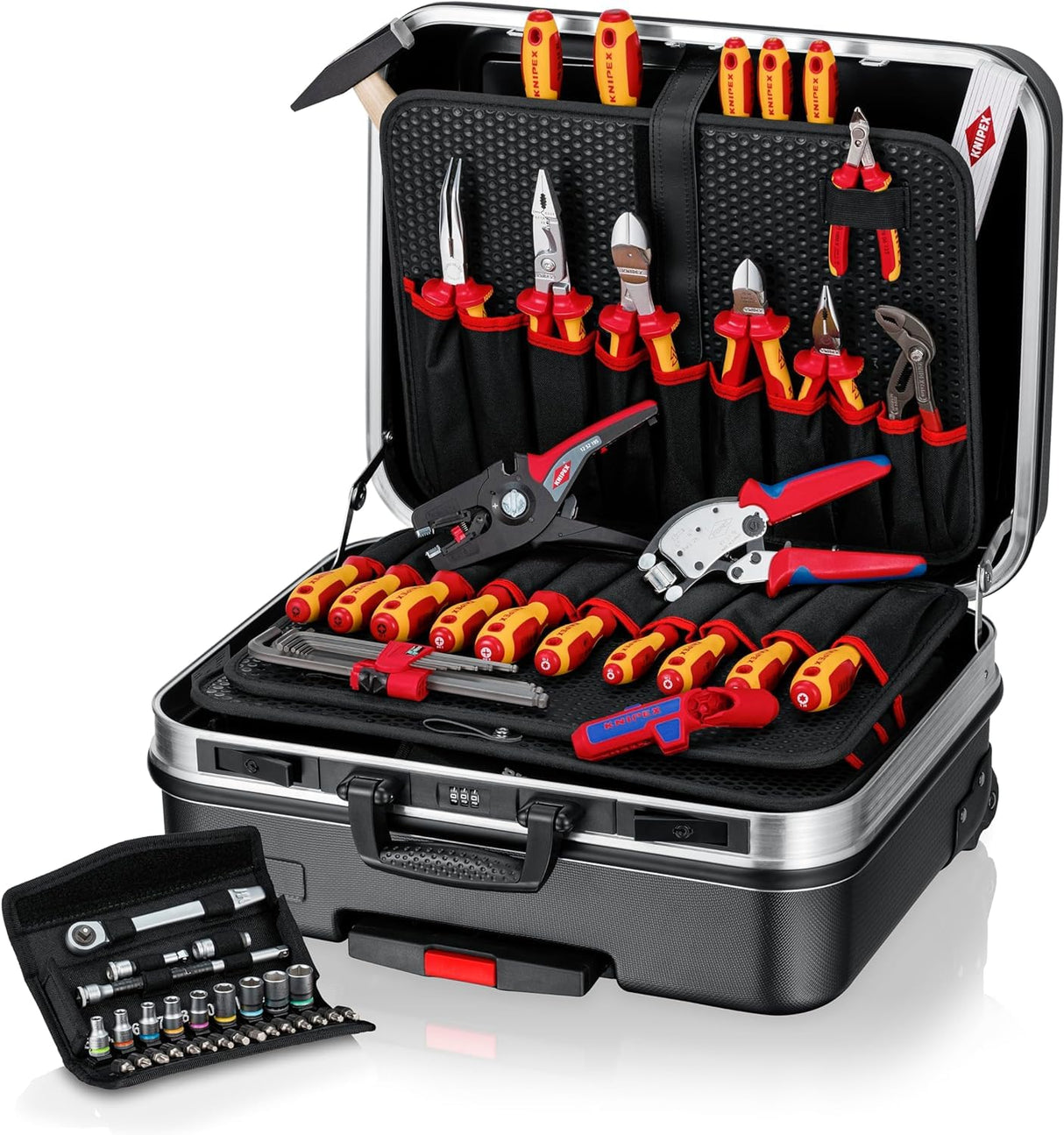 Knipex Maletín de Herramientas Big Basic Move ElektroPlus 68 Piezas 515 mm 00 21 06