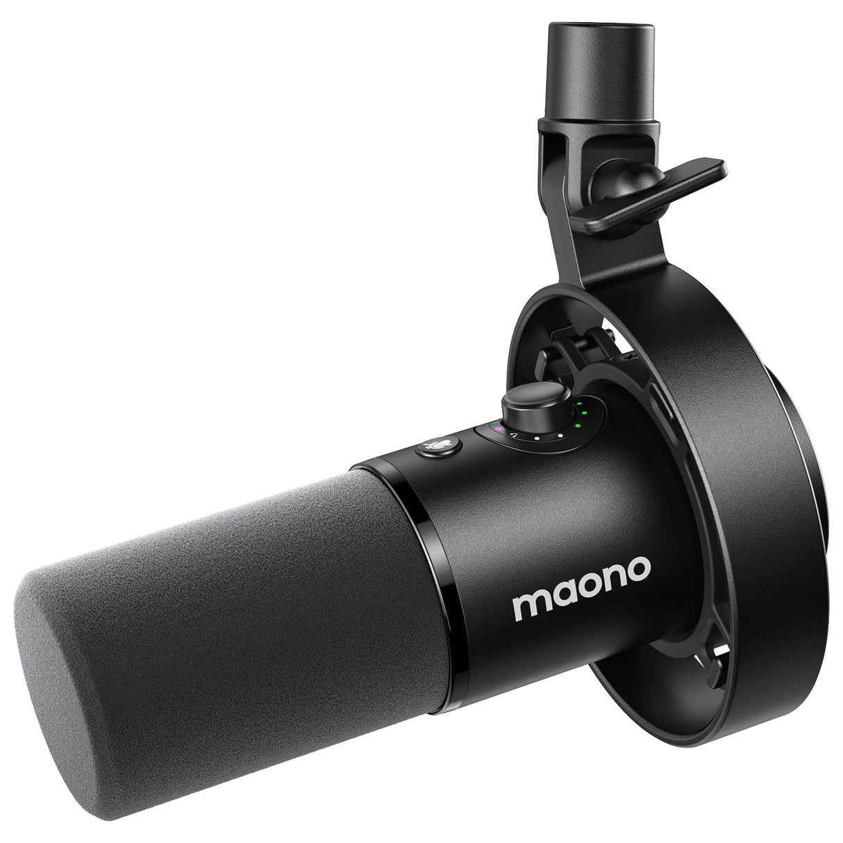 MAONO Micrófono PD300X para Podcast, Micro Profesional XLR/USB, Hi-FI 192 kHz/24 bits, reducción de Ruido, Software Link, para podcasting y grabaciones de Voz en Estudio