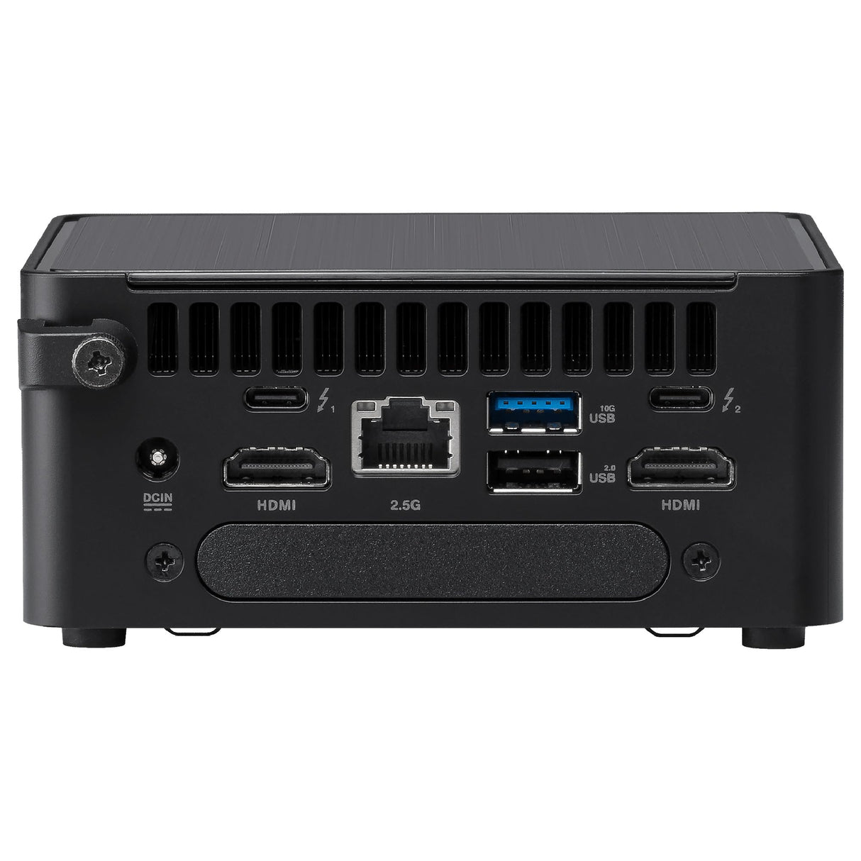 ASUS NUC 14 Pro Mini PC Comercial con IA, Procesador Intel Core Ultra 7 155H, Intel ARC Graphics, 32GB RAM DDR5 (2x16), 1TB SSD, Windows 11 Pro, Cable de alimentación Incluido, Negro
